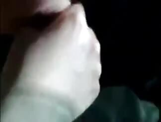 charming lady licks penis in a car 