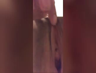My wife opens pussy