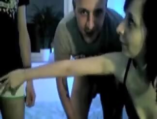 sleazy girl On webcam 