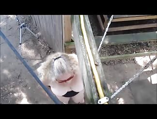 Chubby Wife On Swing