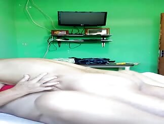 Hard anal sex with his wife