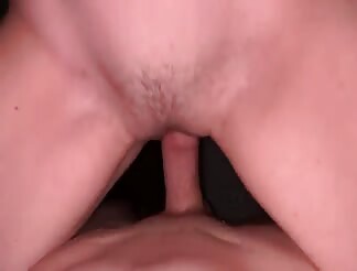 Creaming her pussy in close up pov