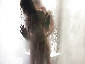 Slender girlfriend fucked in the shower