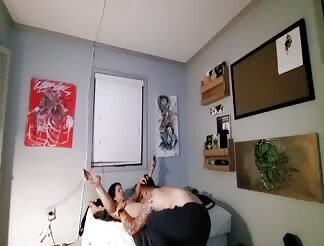 Pussy licking and pounding for his brunette girlfriend