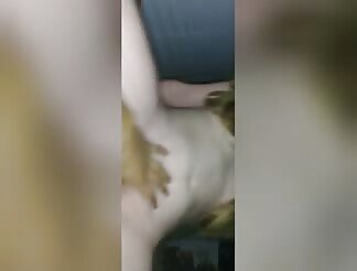 Cute blonde rides dick and gets fingered