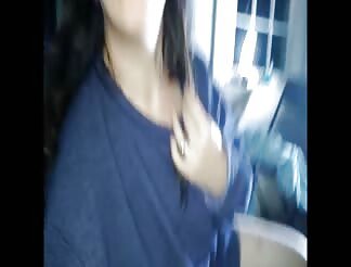 Interracial suck and fuck with a slutty brunette