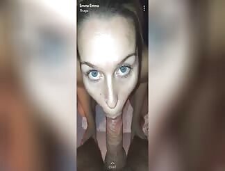 Pretty girl enjoys being nasty and sucking cock