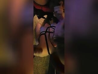 Interracial MMF threesome for his lusty girlfriend