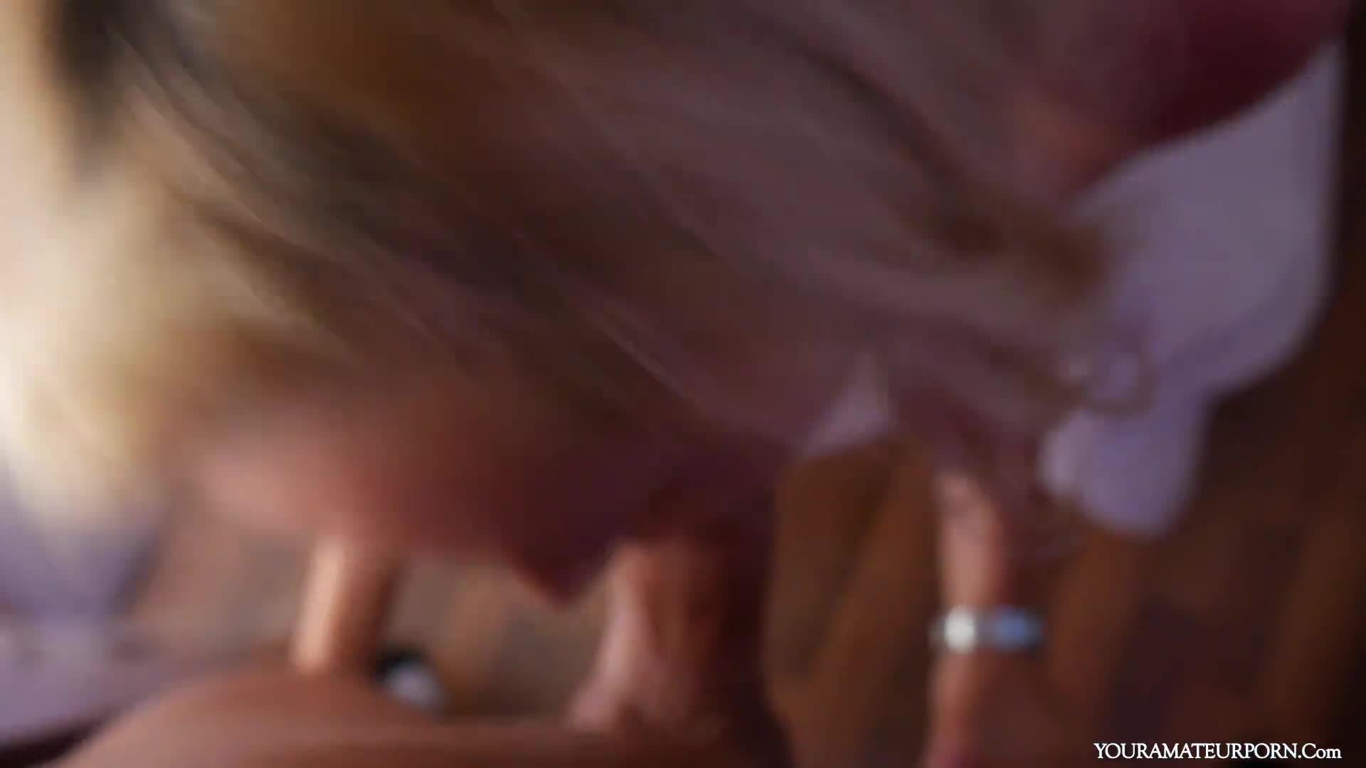 This Pretty Blonde Knows How To Blow A Cock Youramateurporn Com