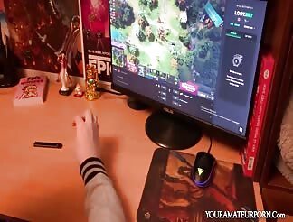 Russian girl gets fucked in her ass hole