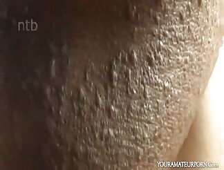 Playing with a cute blonde