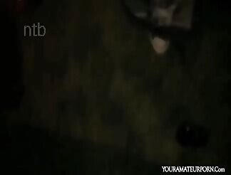 Interracial oral and dick riding for a horny hottie