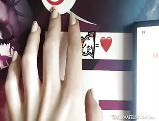 Gorgeous blonde girlfriend deepthroats and enjoys a mouthful of cum