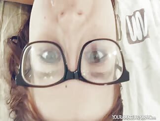 Dirty girl squeezes piss from her ass hole