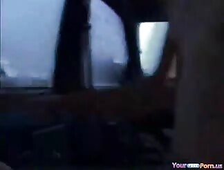 Car Sex On A Parking Lot 