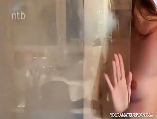 Shower ends up with a deep cleaning 