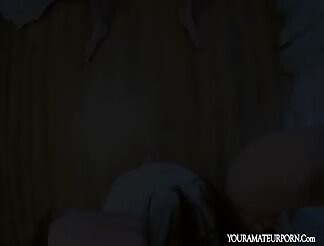 Kitten rides until he's satisfied 