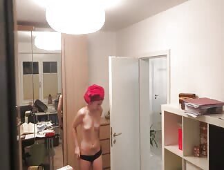 Spying married bitch from office - Part 3