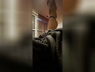 Spying my girlfriend waiting to get fucked by another guy