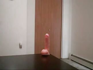 Baby girl enjoys her dildo