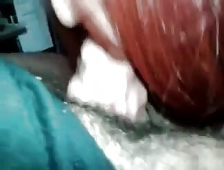 Orgasm ends up with her eating it up 