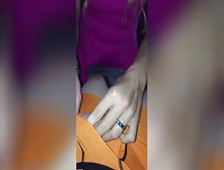 Mature slut eats a nice cock