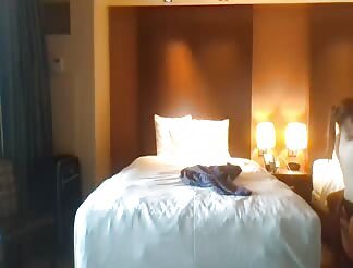 She lets her sugar daddy watch her get fucked 