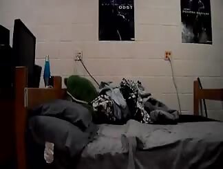 He massages her with his cock 