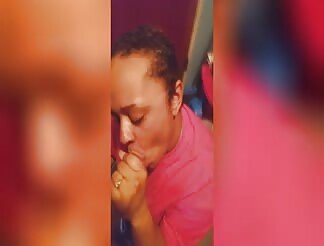 Wife sucking my Dick really good.....