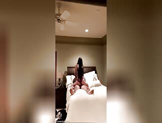 Quick fuck before bedtime on  camera