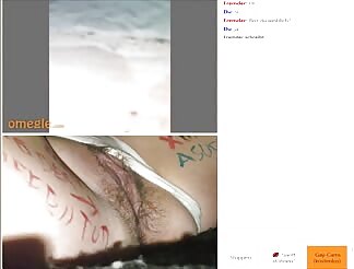 Boy cums in 15 seconds when he sees her - Sarah on Omegle