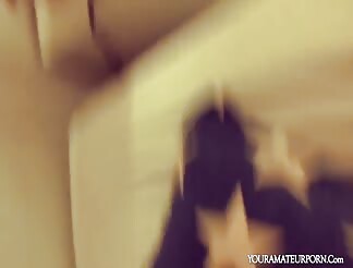 Close up sex scene with an amateur cutie