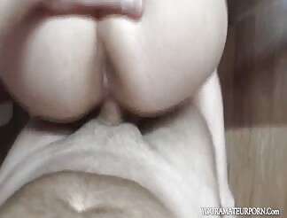 Screwing this slutty housewife until her hubby gets home