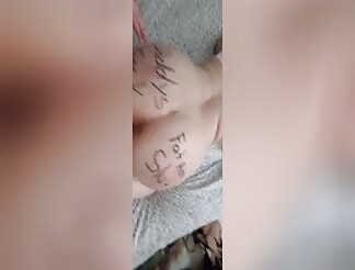 Katie's Fat Ass gets pounded again