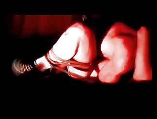 Girlfriend with sexy legs fucked missionary