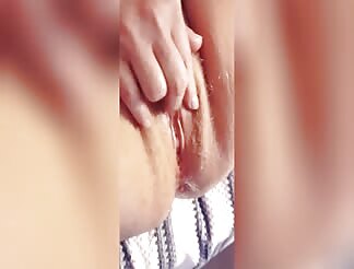 closeup fingering of my pussy to a sweet orgasm