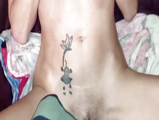 Skinny Becky getting a quickie creampie