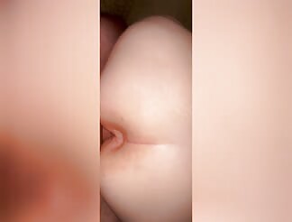 Tight gripping pussy tight ass doggystyle