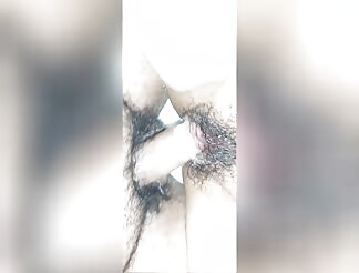 Hairy dick and pussy