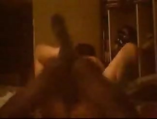 thin yellow-haired screws her black bf 