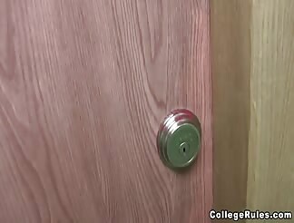 lady friend Porn College chick Shares Some rod 